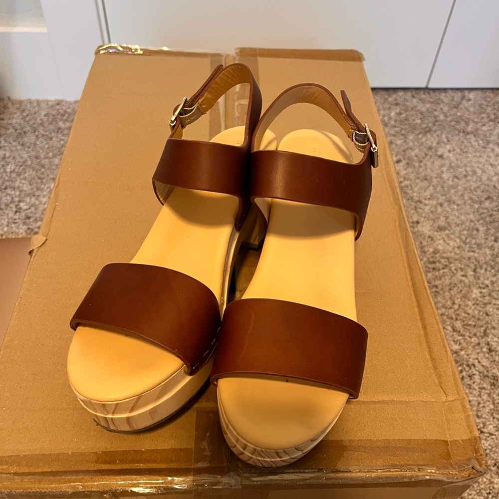 Nisolo Brown Clogs Size 7
